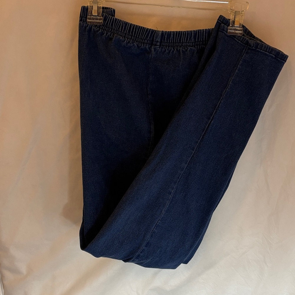 Avenue Blue Straight Leg Jeans